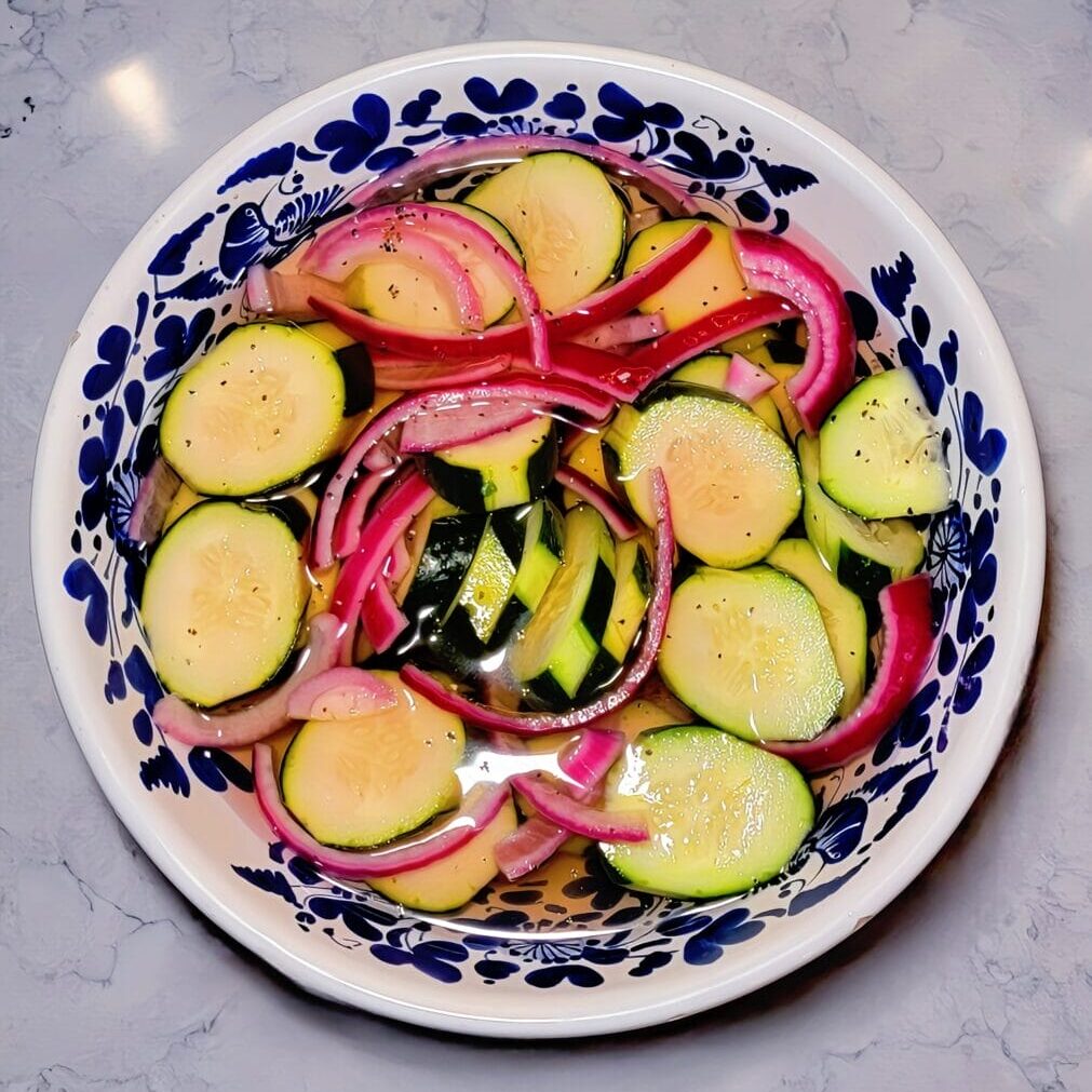 marinated cucumbers