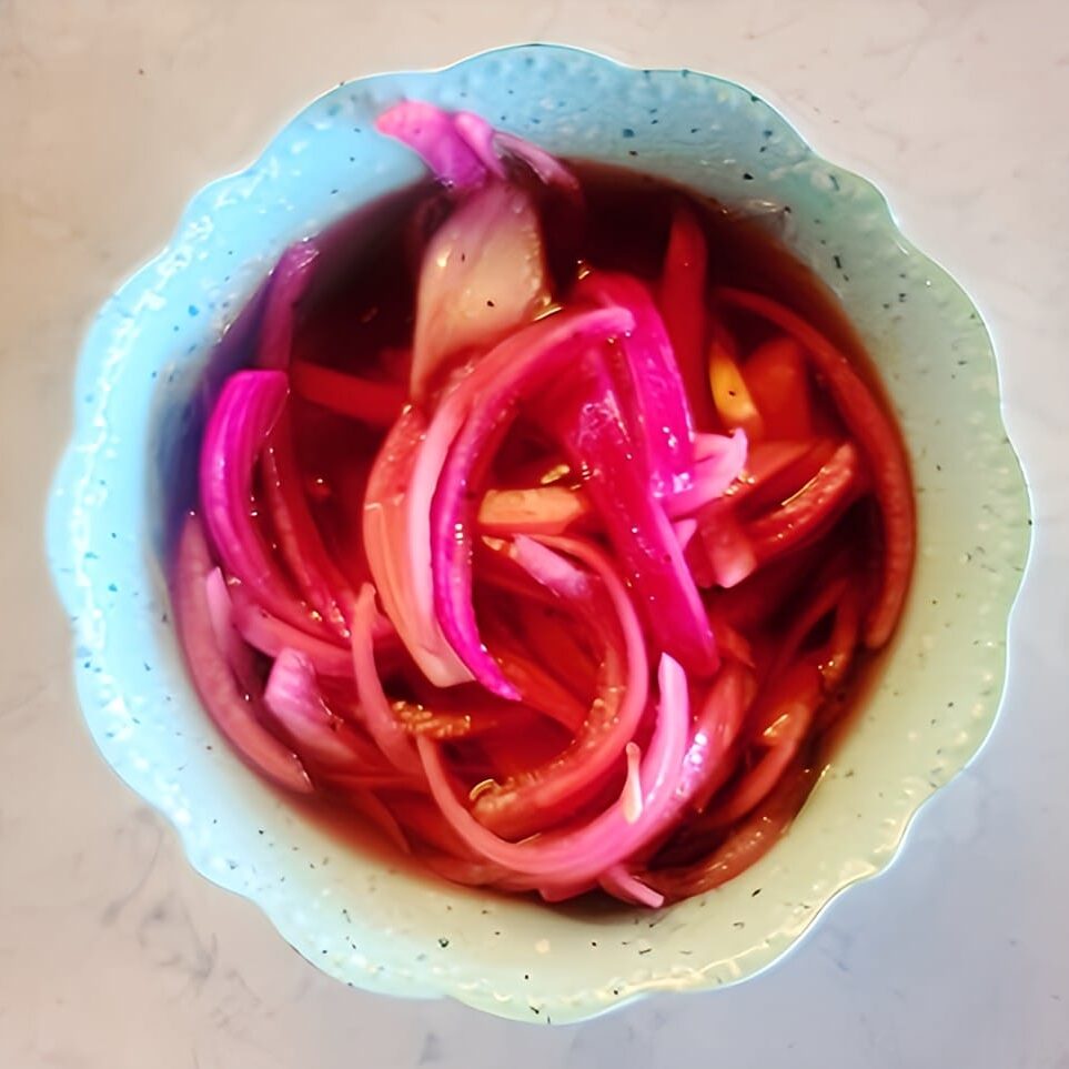 Marinated Red Onion marinated red onion