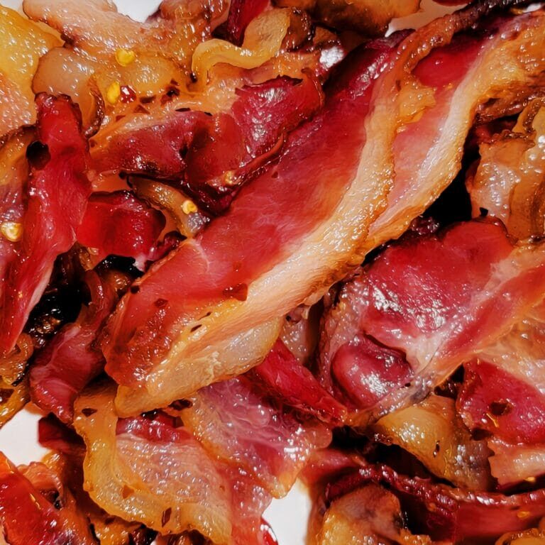 sweet & spicy bacon