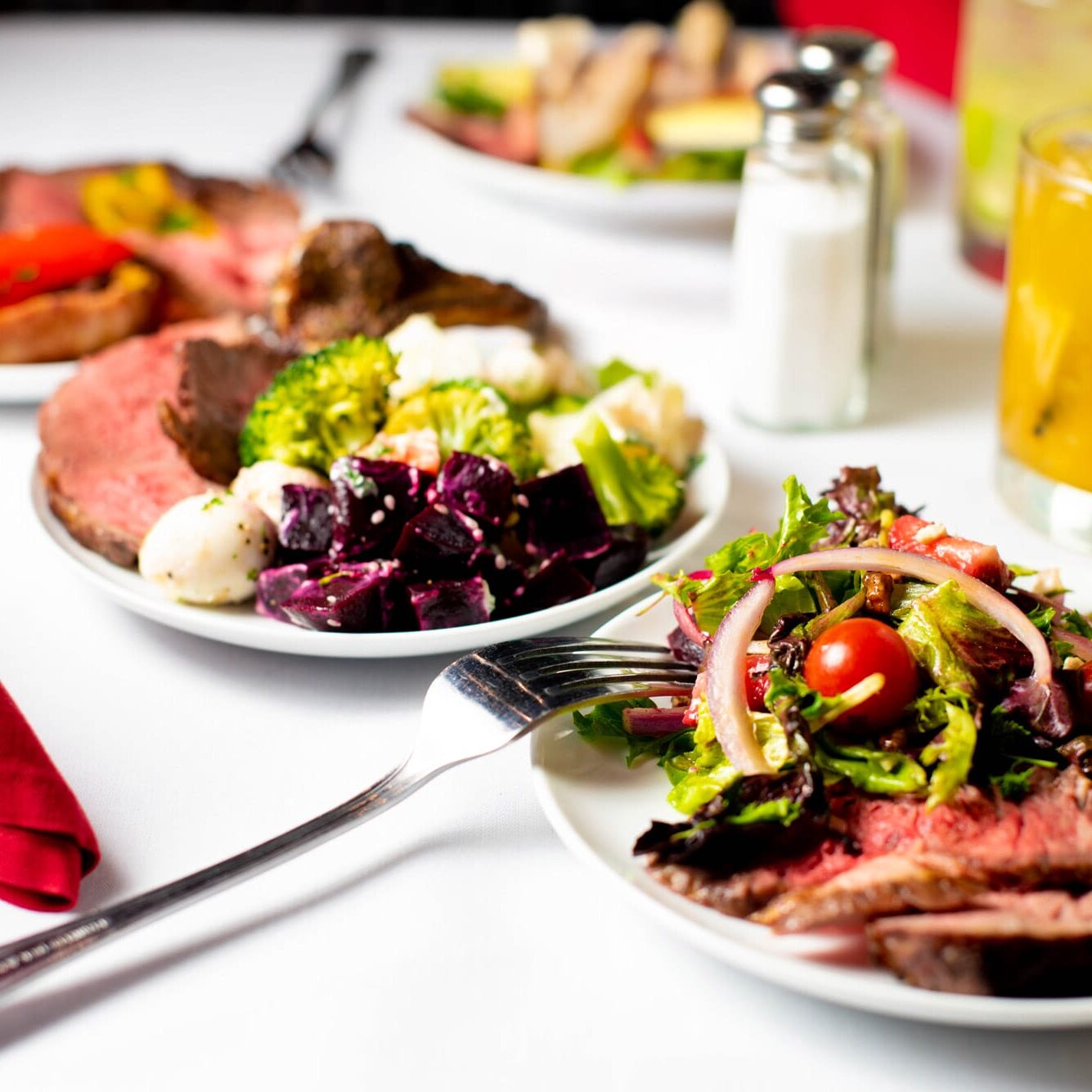 boiada-table table filled with authentic Brazilian food
